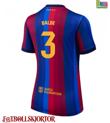 Barcelona Alejandro Balde #3 Hemmatröja Dam 2026-27 Kortärmad